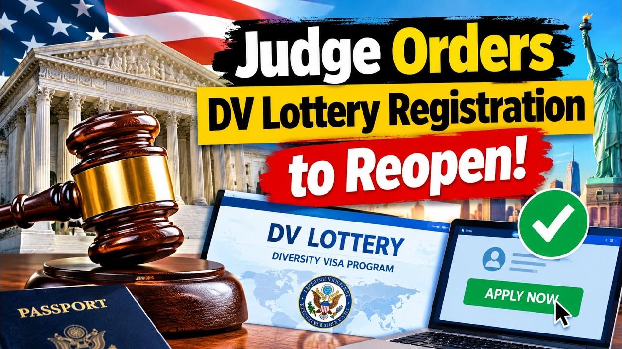 🚨 BIG U.S. Immigration Updates! DV-2027 Lottery Reopens? EAD Rules Change & Supreme Court Cases!