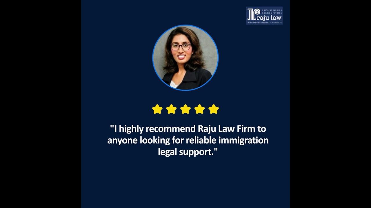 The Real Reason She Recommends Raju Law After Her I-140 Approval